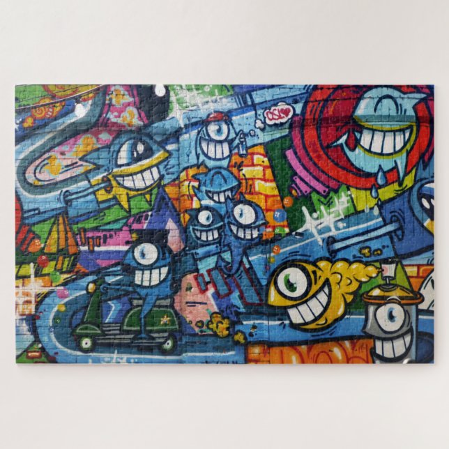 1014 Puzzle - Street Art Funny (Horizontal)