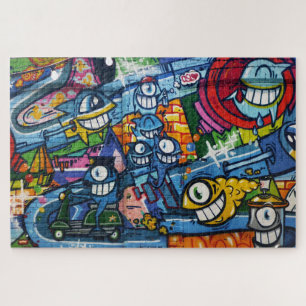 1014 Puzzle - Street Art Lustig