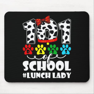 101 Days Mittag Lady Niedlich Hund Lover Student o Mousepad