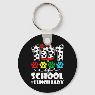 101 Days Mittag Lady Niedlich Hund Lover Student o Schlüsselanhänger