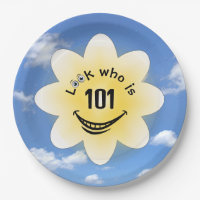 101. Geburtstag Sommer Sonnenschein und Wolken