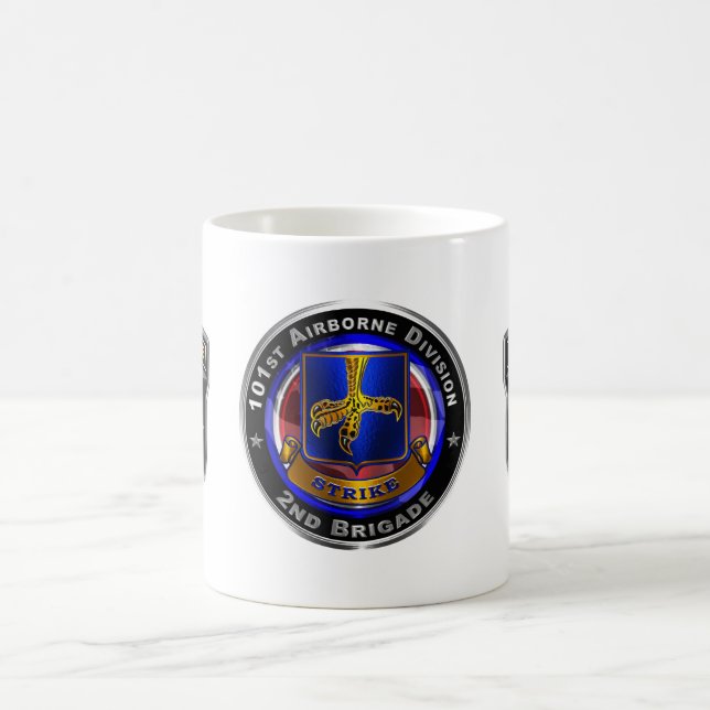 101. Im Flugzeug Abteilung 2. Brigade "STRIKE" Kaffeetasse (Mittel)