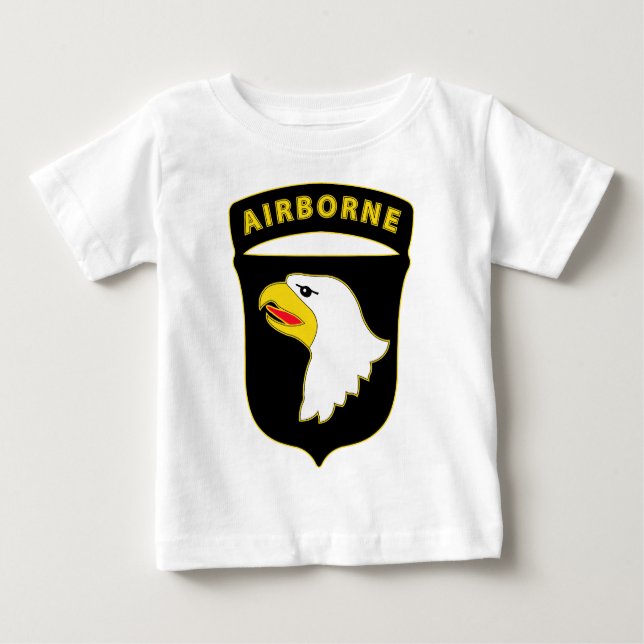 101. Im Flugzeug Abteilung - Kampfdienst Baby T-shirt (Vorderseite)