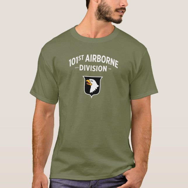 101. Im Flugzeug Abteilung - Militär der Vereinten T-Shirt (Vorderseite)