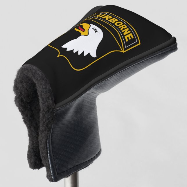 101. Im Flugzeug Abteilung Militärveteran Golf Headcover (3/4 Vorderseite)