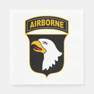 101. Im Flugzeug Abteilung Militärveteran Serviette