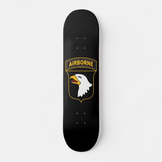 101. Im Flugzeug Abteilung Militärveteran Skateboard (Vorderseite)