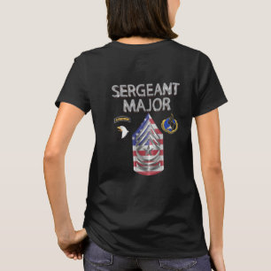 101. Im Flugzeug Abteilung Sergeant Major "SGM" T-Shirt