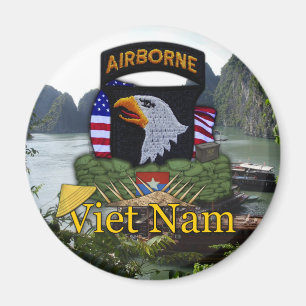 101. im Flugzeug Abteilung vietnam vc rvn vets Mag Magnet