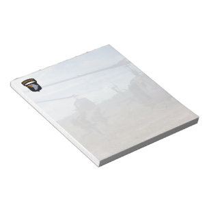 101. im Flugzeug Bereichsname-Patch Notepad Notizblock