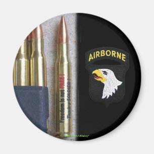 101. im Flugzeug Beret Flash Patch iraq Vet Magnet