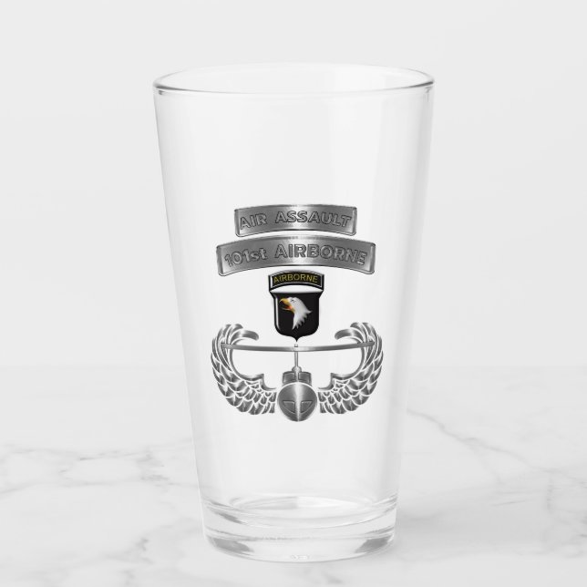 101. Im Flugzeug Division "Air Assault Abzeichen" Glas (Vorderseite)