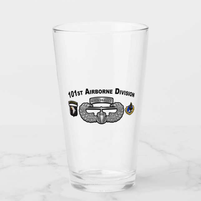 101. Im Flugzeug Division Air Assault Design Glas (Vorderseite)