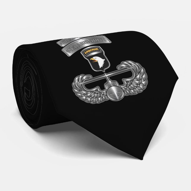 101. Im Flugzeug Division Air Assault Krawatte (Gerollt)