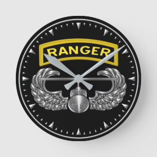 101. Im Flugzeug Division Air Assault Ranger Runde Wanduhr