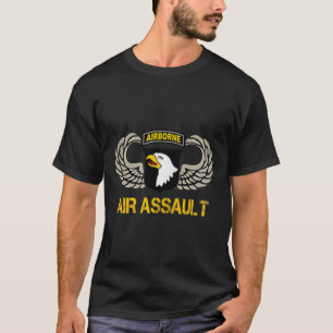 101. Im Flugzeug Division Air Assault Tshirt, Vete T-Shirt