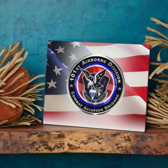 101. Im Flugzeug Division Aviation Brigade Fotoplatte (Seite)