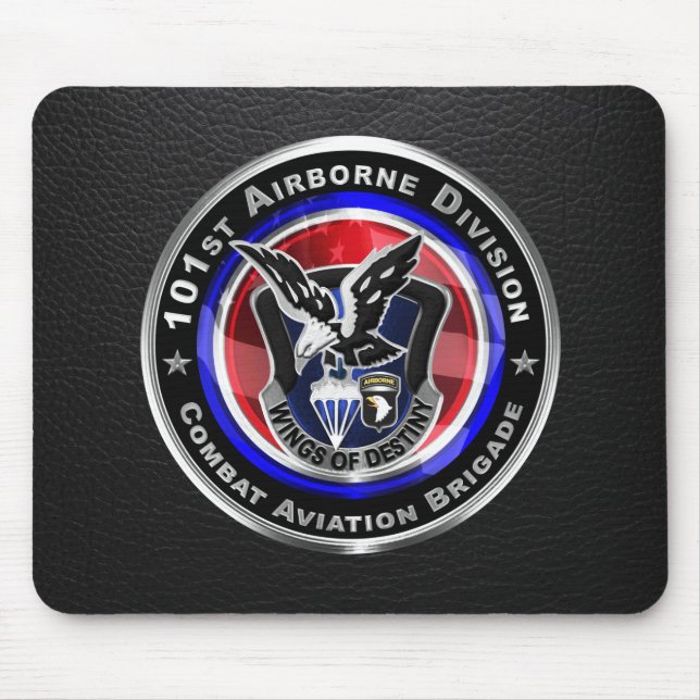 101. Im Flugzeug Division Aviation Brigade Mousepad (Vorne)