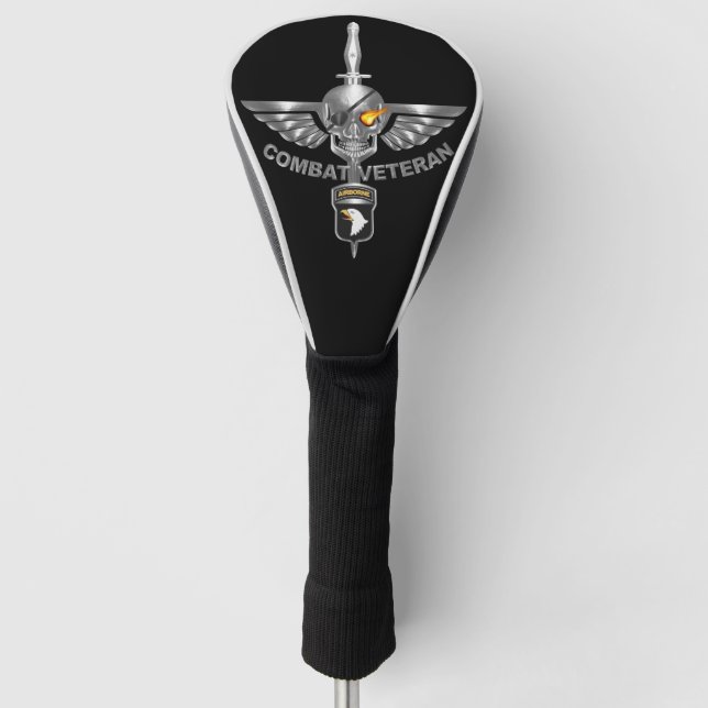 101. Im Flugzeug Division "Combat Veteran" Golf Headcover (Vorderseite)