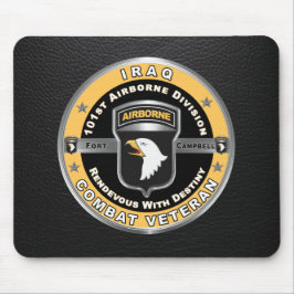 101. Im Flugzeug Division Iraq Veteran Mousepad