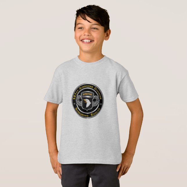 101. Im Flugzeug Division Kid T-Shirt (Vorne ganz)