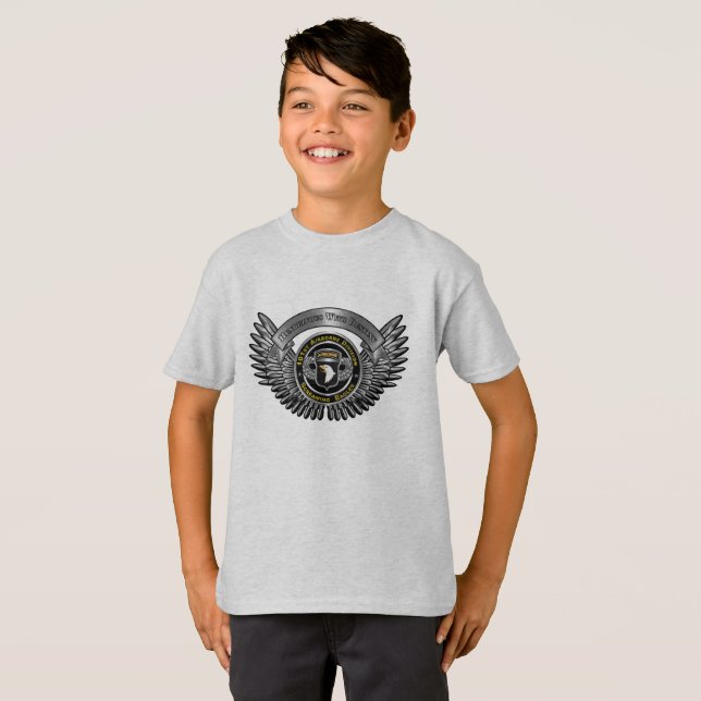 101. Im Flugzeug Division Kid T-Shirt (Vorne ganz)