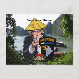 101. "im Flugzeug Division nam Patch" Postkarte