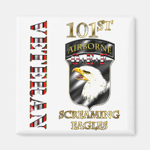 101. Im Flugzeug Division OEF Veteran Magnet