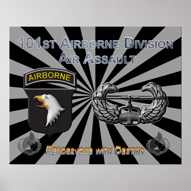 101. Im Flugzeug Division Poster (Vorne)
