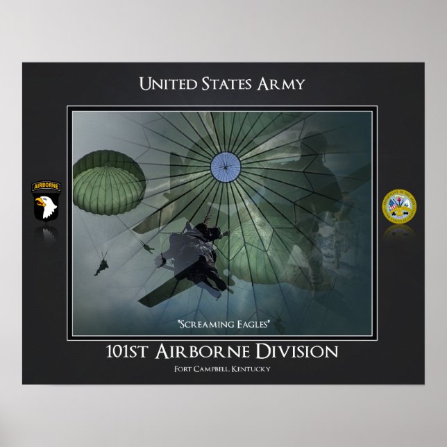 101. Im Flugzeug Division Poster (Vorne)