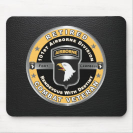 101. Im Flugzeug Division Remüde Veteran Mousepad