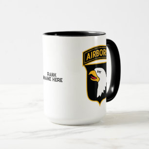 101. Im Flugzeug Division Screaming Eagle Custom Tasse