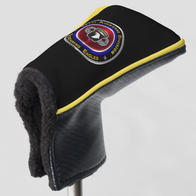 101. Im Flugzeug Division "Screaming Eagles" Flüge Golf Headcover (3/4 Vorderseite)