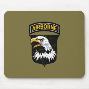 101. Im Flugzeug Division "Screaming Eagles" Grung Mousepad