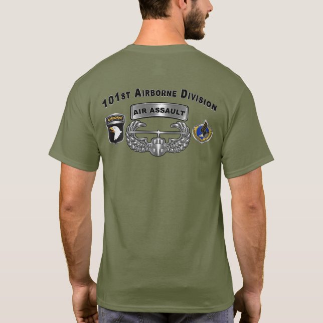 101. Im Flugzeug Division T-Shirt (Rückseite)