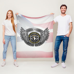 101. Im Flugzeug Division Veteran Fleecedecke