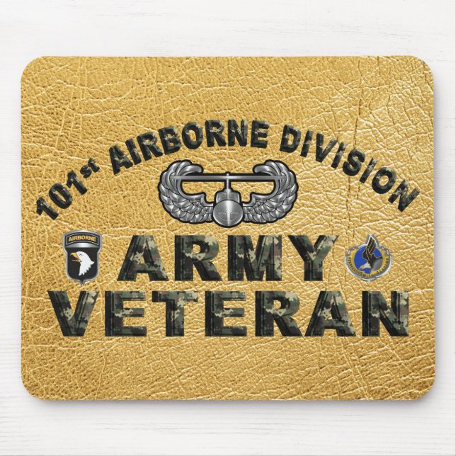 101. Im Flugzeug Division Veteran Mousepad (Vorne)