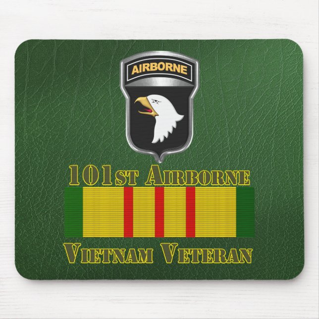 101. Im Flugzeug Division Vietnam Veteran Mousepad (Vorne)