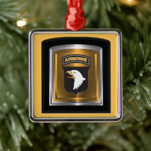 101. Im Flugzeug Division Weihnachten Ornament Aus Metall