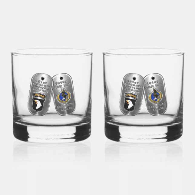 101. Im Flugzeug Division Whiskyglas (Vorderseite)