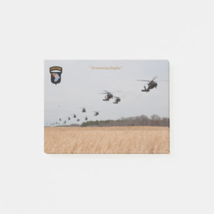 101. im Flugzeug schreiende Adler für Campbell-Tie Post-it Klebezettel