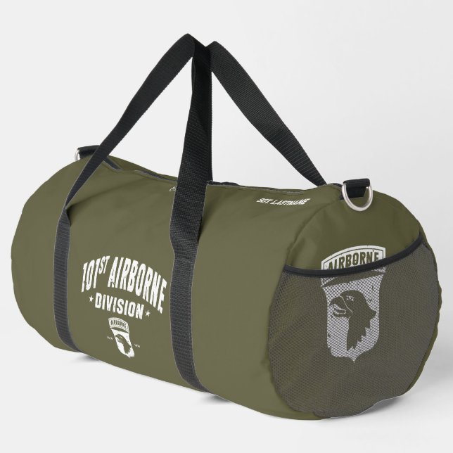 101. Im Flugzeug "Screaming Eagles" Division Custo Duffle Bag (Rechte Ecke)