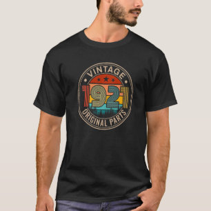 101 Jahre alte Vintage 1921 Originalteile 101. Geb T-Shirt
