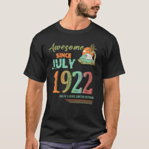 101 Jahre Phantastisch seit Juni 1922 101. Geburts T-Shirt