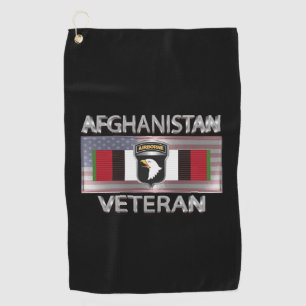 101. Luftlandedivision Afghanistan Veteran Golfhandtuch