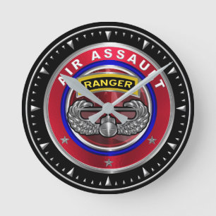 101. Luftlandedivision Air Assault Ranger Runde Wanduhr