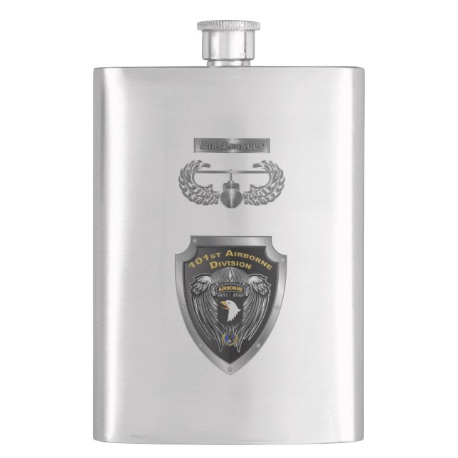 101. Luftlandedivision  Flasche Flachmann (Vorderseite)