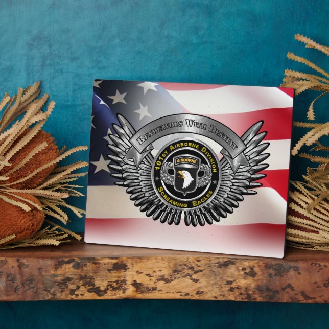 101. Luftlandedivision  Fotoplatte (Seite)