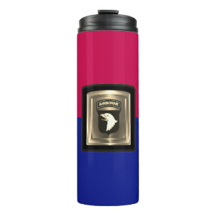 101. Luftlandedivision Golden Design Thermosbecher