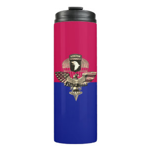 101. Luftlandedivision Golden Eagle Veteran Thermosbecher